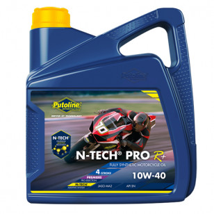 HUILE MOTEUR 4T PUTOLINE MOTO N-TECH PRO R+ 10W40 100% SYNTHESE (4L) ATELIER sur le site du spécialiste des deux roues O-TAKE...