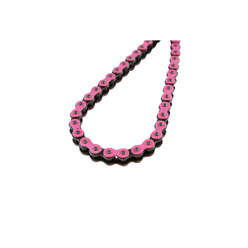 CHAINE MOTO 420 DOPPLER 134M RENFORCEE COULEUR ROSE Kits chaînes sur le site du spécialiste des deux roues O-TAKET.COM