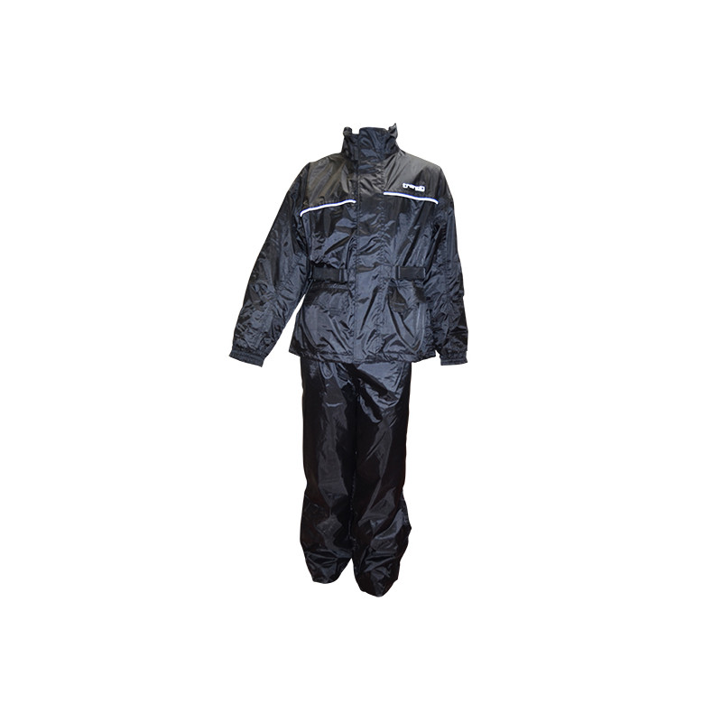 VESTE + PANTALON PLUIE TRENDY NOIR (ENSEMBLE 2 PIECES) TAILLE XL Vêtements pluie sur le site du spécialiste des deux roues O-...