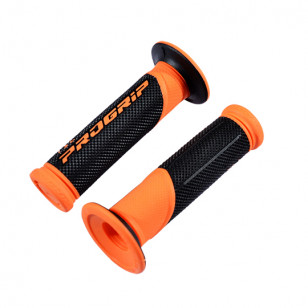 REVETEMENT/POIGNEE PROGRIP 732 NOIR/ORANGE (PR) DOUBLE DENSITE 122MM Revêtements et Poignées sur le site du spécialiste des d...