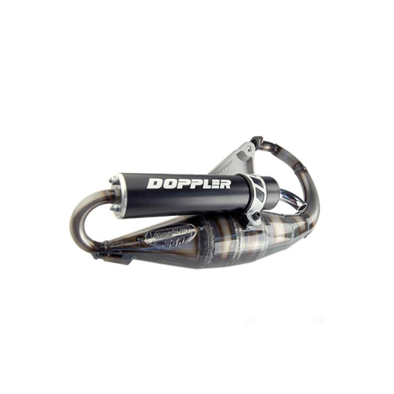 POT SCOOTER DE DOPPLER S3R EVOLUTION ADAPT. NITRO / AEROX / OVETTO / NEO'S / MACH G SILENCIEUX NOIR Échappements sur le site ...
