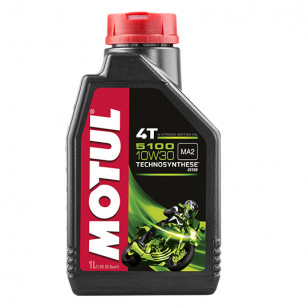 HUILE MOTEUR 4T MOTUL 5100 10W30 (1L) LUBRIFIANTS sur le site du spécialiste des deux roues O-TAKET.COM