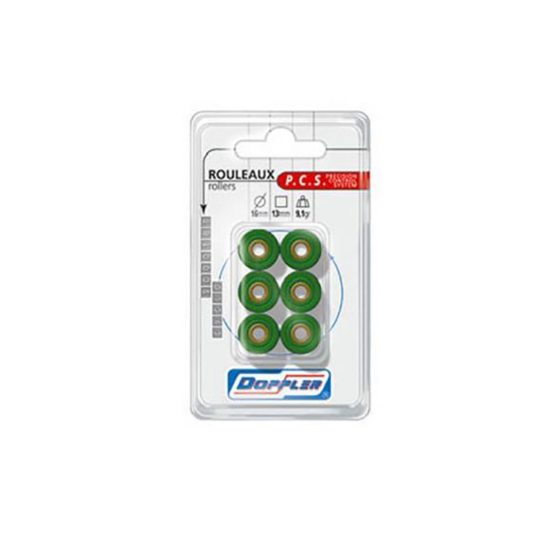 ROULEAU / GALET SCOOTER DOPPLER 16X13 8,0 G. (X6) PEUGEOT / PIAGGIO Variations sur le site du spécialiste des deux roues O-TA...