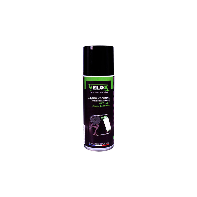 HUILE/LUBRIFIANT CHAINE VELOX CONDITION EXTREME (AEROSOL 200 ML) ATELIER sur le site du spécialiste des deux roues O-TAKET.COM