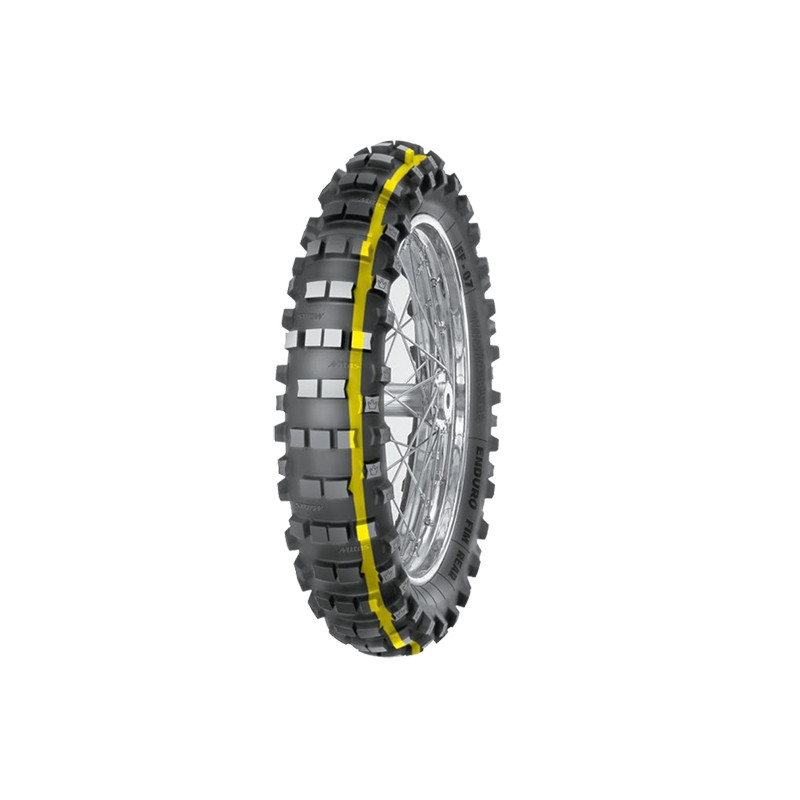 PNEU MOTO 18" 120/90 X 18 MITAS EF-07 SUPER YELLOW TT ENDURO 71R (HOMOLOGUE FIM) 50 À BOITE sur le site du spécialiste des de...
