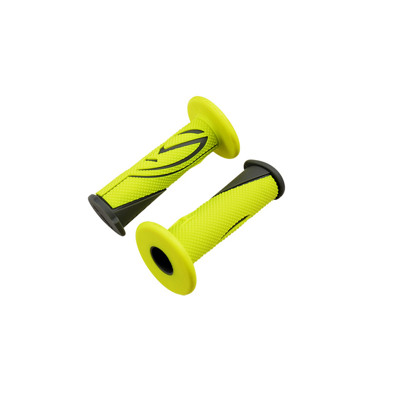 REVETEMENT/POIGNEE BCD COLOR JAUNE FLUO/GRIS (PR) SCOOTER sur le site du spécialiste des deux roues O-TAKET.COM
