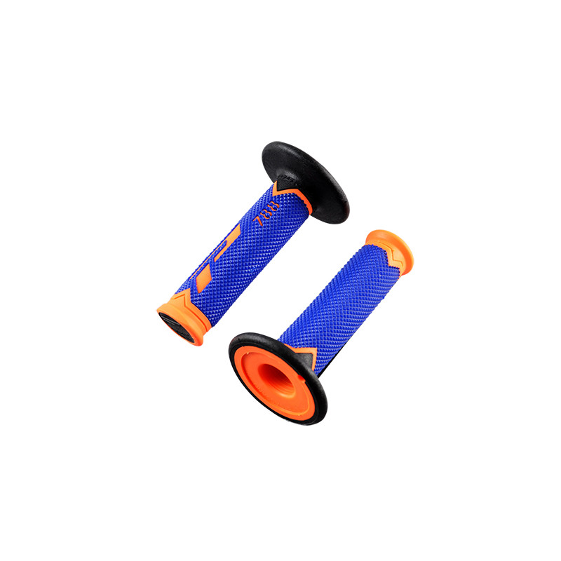 REVETEMENT/POIGNEE PROGRIP 788 ORANGE FLUO/BLEU/NOIR (PR) TRIPLE DENSITE 115MM Revêtements et Poignées sur le site du spécial...