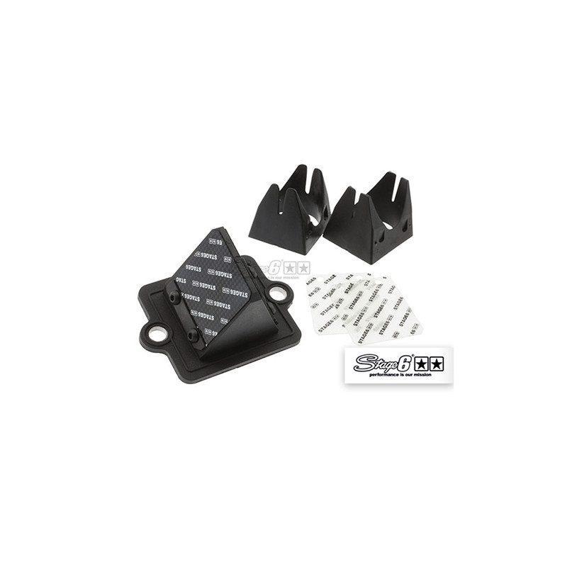 CLAPET SCOOTER STAGE6 VITON ADAPT. TYPHOON/NRG (3 VENTURIS DIA 24-26-28MM) Admissions sur le site du spécialiste des deux rou...