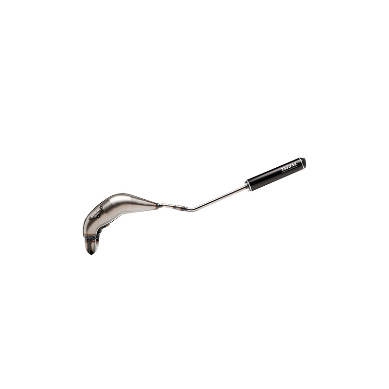 POT MOTO YASUNI CROSS ADAPT. DERBI SENDA R/SM 2000→ SIL MAX NOIR (2 PARTIES) - HAUT GAUCHE Échappements sur le site du spécia...