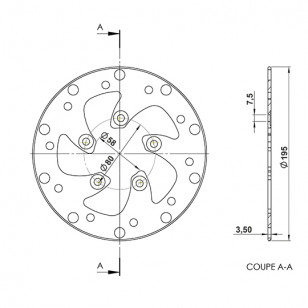 DISQUE FREIN SCOOTER/MAXI SCOOTER AR NG ADAPT. 50/125 PEUGEOT SPEEDFIGHT 3/4 MAXI-SCOOTER sur le site du spécialiste des deux...