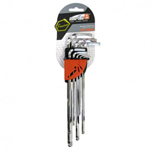 CLE ALLEN SUPER B TB-TH30 EN 2/2.5/3/4/5/6/8/10MM (JEU 8 CLES)
