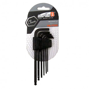 CLE ALLEN SUPER B TB-7705 EN 2/2.5/3/4/5/6MM (JEU 6 CLES) (CLASSIC)