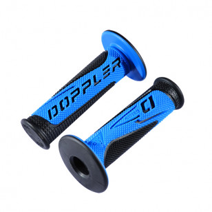 REVETEMENT / POIGNEE DOPPLER GRIP RADICAL NOIR / BLEU (PR) Revêtements et Poignées sur le site du spécialiste des deux roues ...