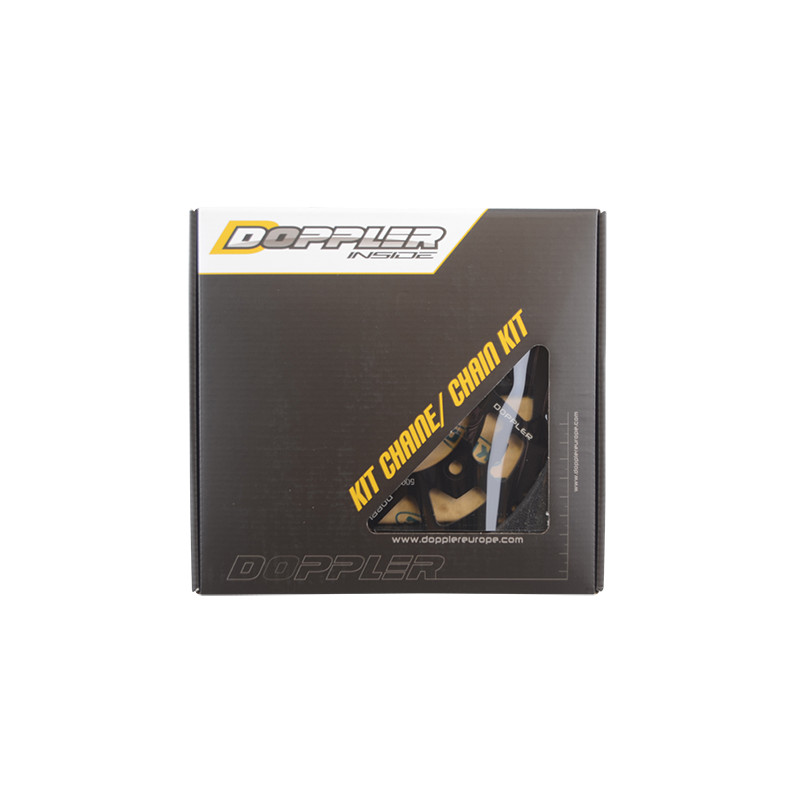 KIT CHAINE DOPPLER ALU ADAPT. MRT / XP6 2000→ / XLIMIT 2003→ / XP7 CROSS / RS3 (13X53) - D105 NOIR Kits chaînes sur le site d...