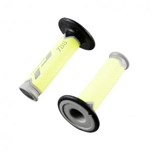 REVETEMENT/POIGNEE PROGRIP 788 GRIS/JAUNE FLUO/NOIR (PR) TRIPLE DENSITE 115MM Revêtements et Poignées sur le site du spéciali...