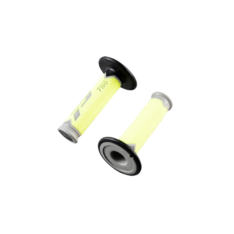 REVETEMENT/POIGNEE PROGRIP 788 GRIS/JAUNE FLUO/NOIR (PR) TRIPLE DENSITE 115MM Revêtements et Poignées sur le site du spéciali...