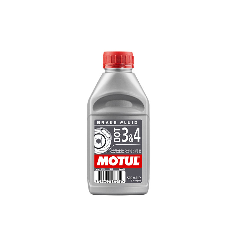 LIQUIDE FREIN DOT 3 & 4 MOTUL BRAKE FLUID (500ML) LUBRIFIANTS sur le site du spécialiste des deux roues O-TAKET.COM