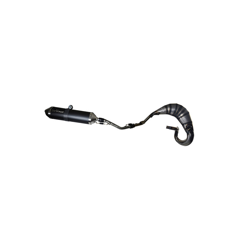 POT MOTO LEOVINCE X-FIGHT ADAPT. BETA RR MOTARD/ENDURO 12- SIL NOIR - HAUT DROIT (D.25) 50 À BOITE sur le site du spécialiste...