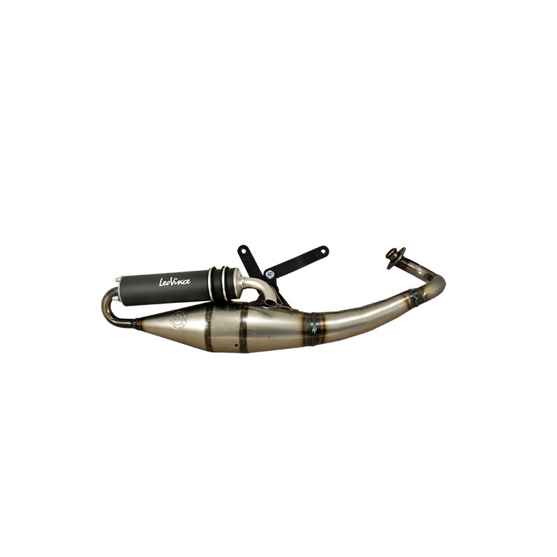 POT SCOOTER DE LEOVINCE TT ADAPT. PIAGGIO ZIP 09-/TYPHOON 12-/SR50 MOTARD 11- BLACK SCOOTER sur le site du spécialiste des de...