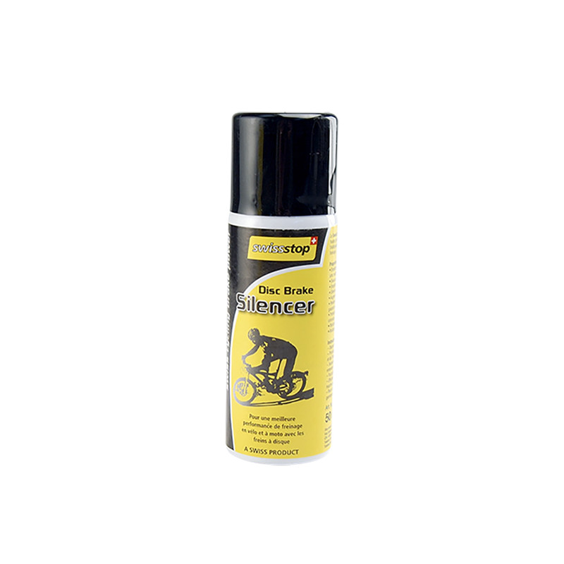 BOMBE POUR FREIN DISQUE SWISSTOP ANTI-BRUIT-VIBRATIONS 50ML ATELIER sur le site du spécialiste des deux roues O-TAKET.COM