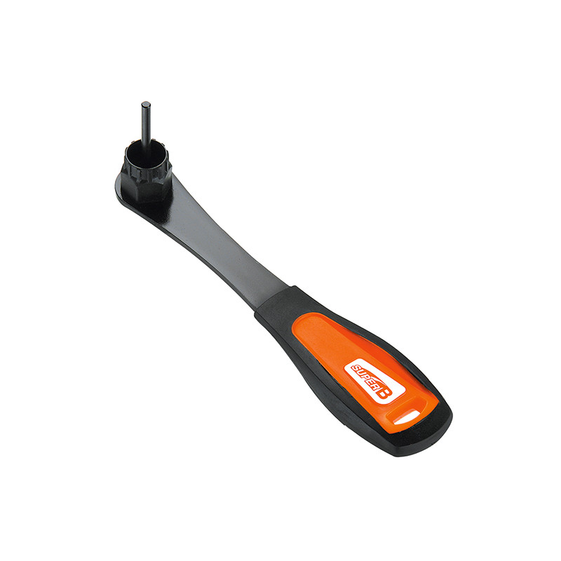 OUTIL DEMONTE CASSETTE SUPER B TB-1445 COMPATIBLE SHIMANO AVEC MANCHE ET GUIDE (CLASSIC) ATELIER sur le site du spécialiste d...