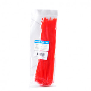 COLLIER RILSAN PLASTIQUE ROUGE LONG 3,6X250 MM (X100) ATELIER sur le site du spécialiste des deux roues O-TAKET.COM