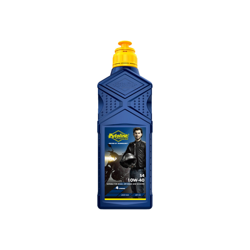 HUILE MOTEUR 4T PUTOLINE MOTO S4 10W40 MINERALE (1L) ATELIER sur le site du spécialiste des deux roues O-TAKET.COM