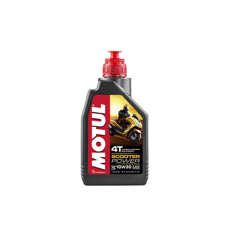 HUILE MOTEUR 4T MOTUL SCOOTER POWER 10W30 MB (1L) LUBRIFIANTS sur le site du spécialiste des deux roues O-TAKET.COM