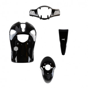 CARROSSERIE SCOOTER TUN'R KIT ADAPT. PIAGGIO LIBERTY 50 NOIR (4 PIECES) Carrosseries sur le site du spécialiste des deux roue...