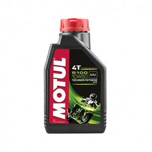 HUILE MOTEUR 4T MOTUL 5100 10W50 (1L) LUBRIFIANTS sur le site du spécialiste des deux roues O-TAKET.COM