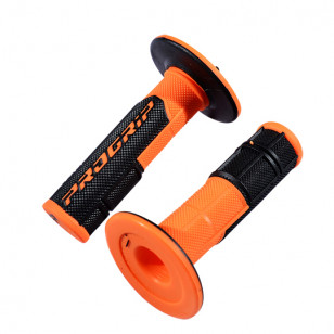 REVETEMENT/POIGNEE PROGRIP 801 NOIR/ORANGE FLUO (PR) DOUBLE DENSITE 115MM Revêtements et Poignées sur le site du spécialiste ...