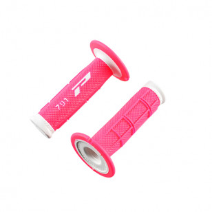 REVETEMENT/POIGNEE PROGRIP 791 BLANC/FUSHIA (PR) DOUBLE DENSITE 115MM Revêtements et Poignées sur le site du spécialiste des ...