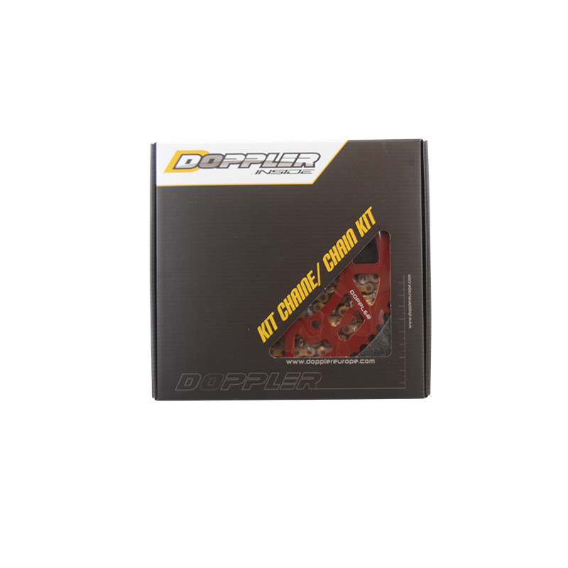 KIT CHAINE DOPPLER ALU ADAPT. BETA FACTORY 2005→ / RR SM 2005→ 428 13X53DTS D100 4 FIX ALU ROUGE Kits chaînes sur le site du ...