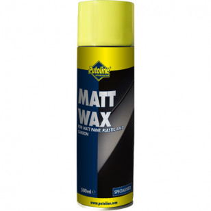 NETTOYANT MATT WAX PUTOLINE SPECIAL COULEUR MAT/CARBONE/PLASTIQUE (AEROSOL) 500ML ATELIER sur le site du spécialiste des deux...