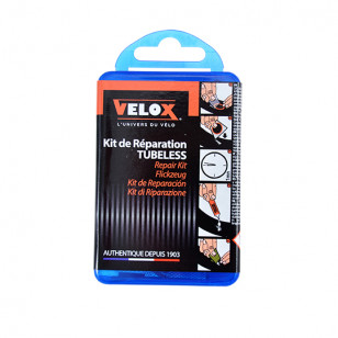 NECESSAIRE REP/RUSTINE VELOX TUBELESS (KIT) ATELIER sur le site du spécialiste des deux roues O-TAKET.COM