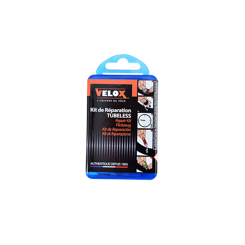 NECESSAIRE REP/RUSTINE VELOX TUBELESS (KIT) ATELIER sur le site du spécialiste des deux roues O-TAKET.COM