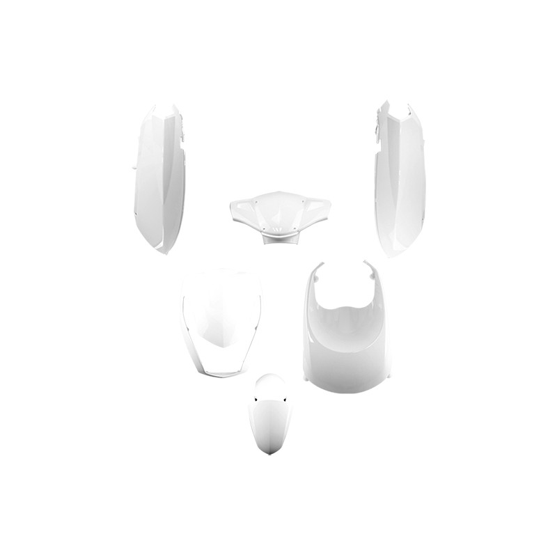 CARROSSERIE SCOOTER TUN'R KIT ADAPT. KISBEE 2 ET 4 TEMPS →2018 BLANC VERNI (PEINT) Carrosseries sur le site du spécialiste de...