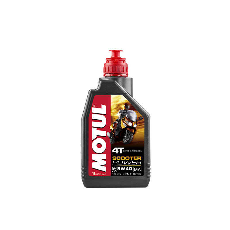 HUILE MOTEUR 4T MOTUL SCOOTER POWER 5W40 MA (1L) LUBRIFIANTS sur le site du spécialiste des deux roues O-TAKET.COM