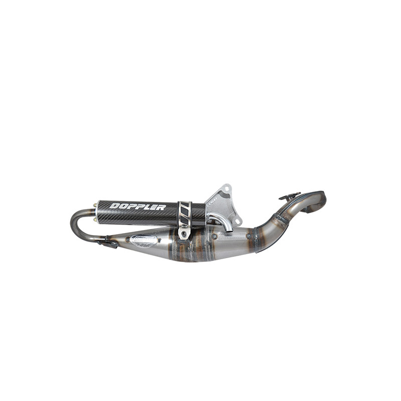 POT SCOOTER DE DOPPLER S3R EVOLUTION ADAPT. NITRO / AEROX / OVETTO / NEOS / MACH G SIL CARBONE Échappements sur le site du sp...