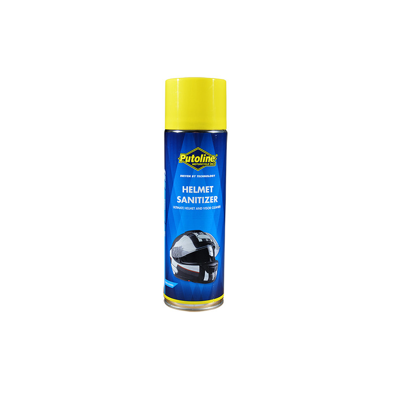 NETTOYANT INTERIEUR CASQUE PUTOLINE SANITIZER (AEROSOL) 500ML ATELIER sur le site du spécialiste des deux roues O-TAKET.COM