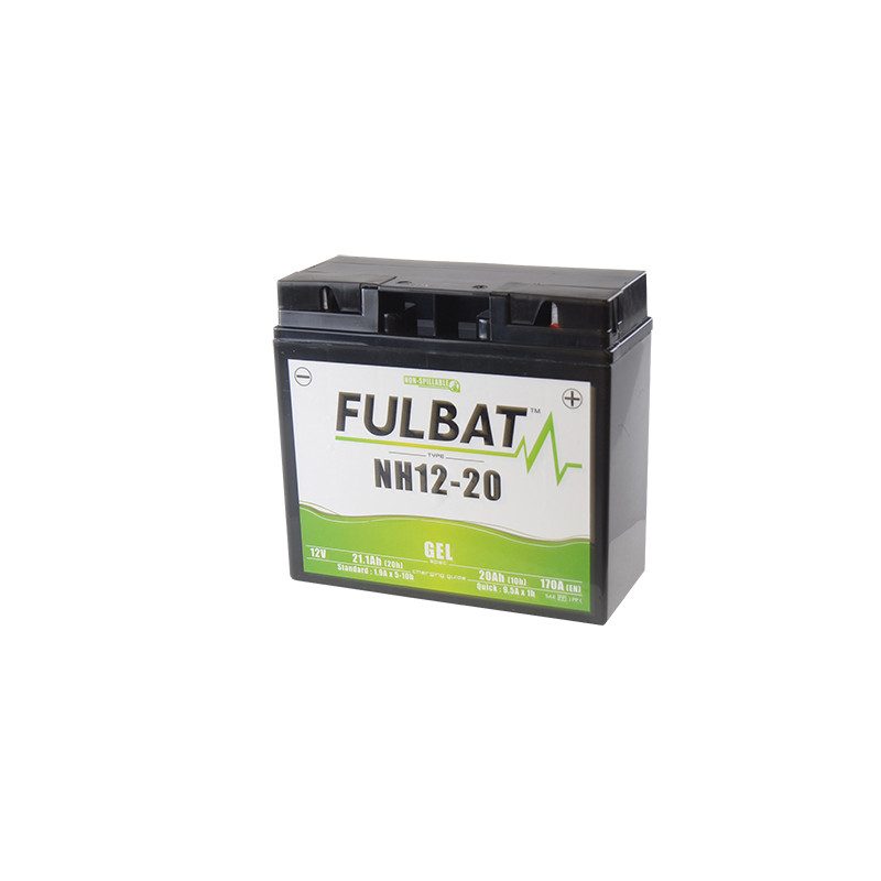 BATTERIE NH12-20 FULBAT 12V20AH LG182 L77 H168 (GEL - SANS ENTRETIEN) - ACTIVEE USINE Batteries sur le site du spécialiste de...