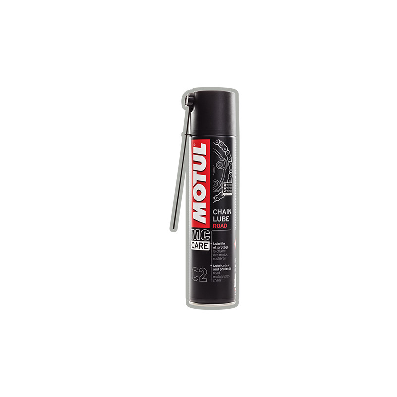 GRAISSE CHAINE/MOTEUR MOTUL C2 CHAIN LUBE ROAD (AEROSOL 400ML) LUBRIFIANTS sur le site du spécialiste des deux roues O-TAKET.COM GRAISSE CHAINE/MOTEUR MOTUL C2 CHAIN LUBE ROAD (AEROSOL 400ML) LUBRIFIANTS sur le site du spécialiste des deux roues O-TAKET.COM