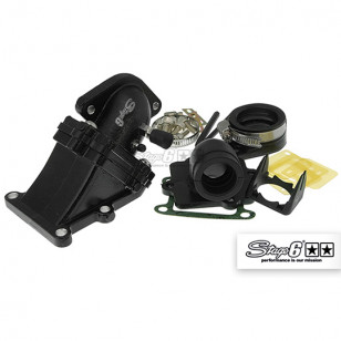 BOITE A CLAPET SCOOTER STAGE6 BIG VALVE ADAPT. BOOSTER / BW'S / STUNT (DIA 24MM ET 32MM) Admissions sur le site du spécialist...