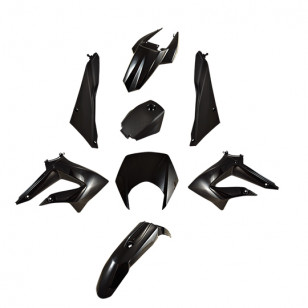 CARROSSERIE MOTO TUN'R KIT ADAPT. DERBI SENDA DRD RACING 2011→ / RCR / SMT 2011-2017 NOIR (6 PC) Carrosseries sur le site du ...