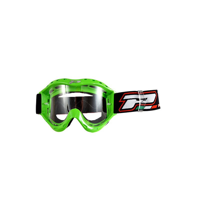 LUNETTE/MASQUE CROSS PROGRIP ENFANT 3101 VERT ECRAN ANTI BUEE - HOMOLOGUE CE Masques Cross sur le site du spécialiste des deu...