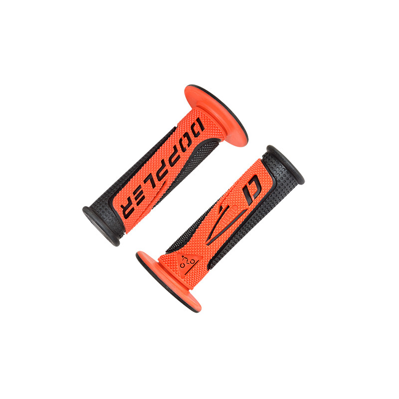 REVETEMENT / POIGNEE DOPPLER GRIP RADICAL NOIR / ROUGE (PR) Revêtements et Poignées sur le site du spécialiste des deux roues...