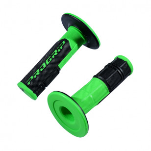 REVETEMENT/POIGNEE PROGRIP 801 NOIR/VERT FLUO (PR) DOUBLE DENSITE 115MM Revêtements et Poignées sur le site du spécialiste de...