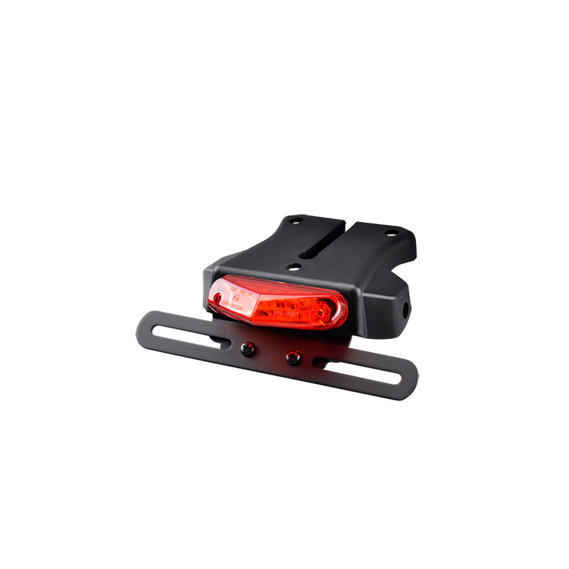 FEU AR MOTO TUN'R INTEGRE ROUGE A 12 LEDS-HOMOLOGUE CE- AVEC SUPPORT PLAQUE ALU Éclairages sur le site du spécialiste des deu...