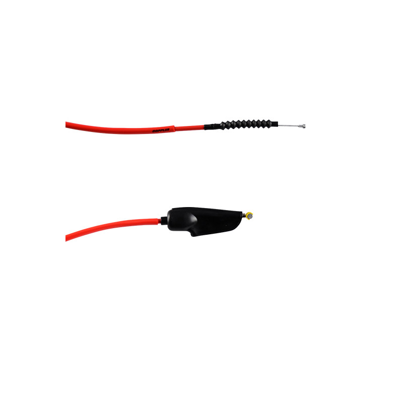 TRANSMISSION / CABLE EMBRAYAGE MOTO DOPPLER TEFLON ADAPT. DERBI SENDA EURO2 - ROUGE Câbles et Transmissions sur le site du sp...