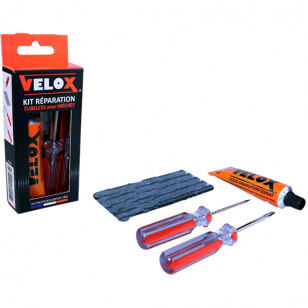 NECESSAIRE REPARATION VTT TUBELESS VELOX AVEC MECHES ATELIER sur le site du spécialiste des deux roues O-TAKET.COM